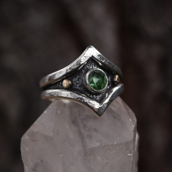 Polaris Ring ✦ Tsavorite Garnet