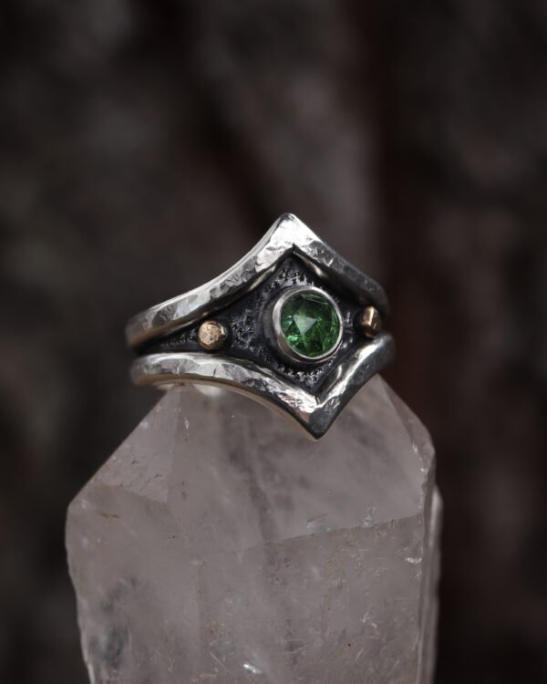 Polaris Ring ✦ Tsavorite Garnet