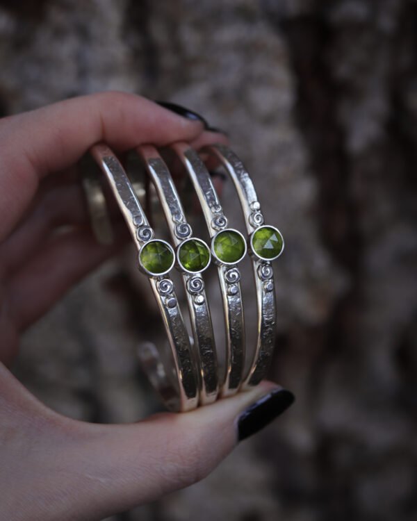 Spiral Cuffs ✦ Choose Your Stone - Image 6