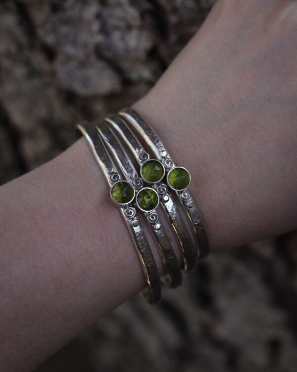 Spiral Cuffs ✦ Choose Your Stone - Image 7