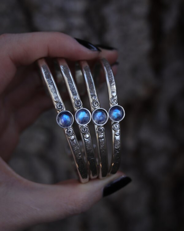 Spiral Cuffs ✦ Choose Your Stone - Image 8