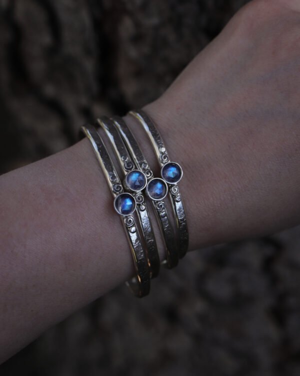 Spiral Cuffs ✦ Choose Your Stone - Image 9