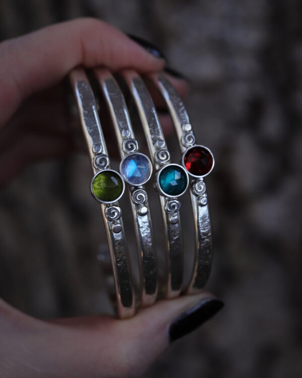 Spiral Cuffs ✦ Choose Your Stone - Image 10