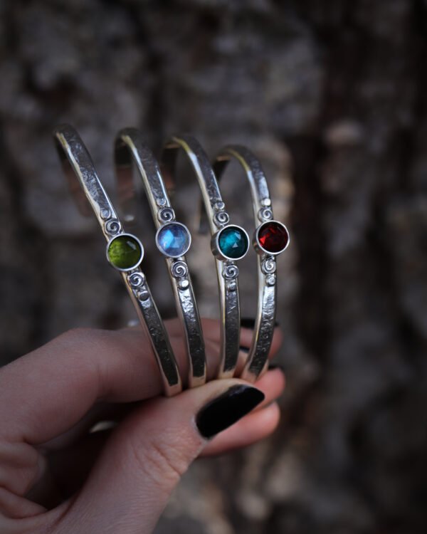 Spiral Cuffs ✦ Choose Your Stone