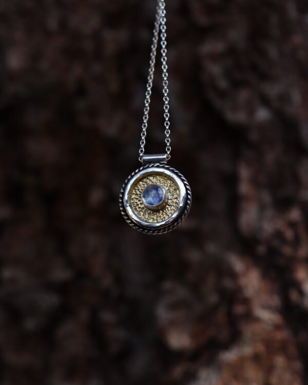 Halo Necklace ✦ Moonstone - Image 2
