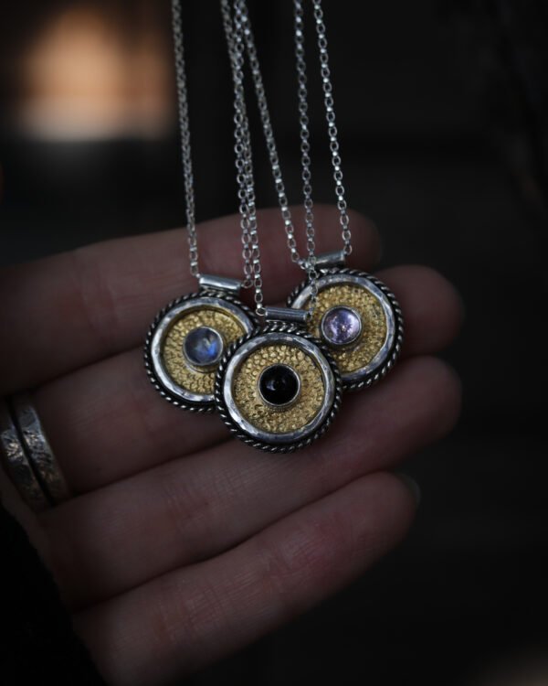 Halo Necklace ✦ Onyx - Image 5
